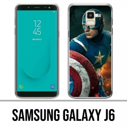 Carcasa Samsung Galaxy J6 - Captain America Comics Avengers