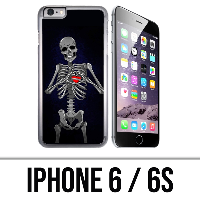 Coque iPhone 6 et 6S - Coeur Squelette