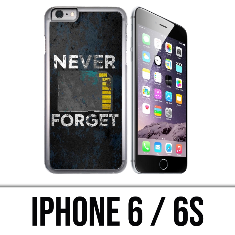 Funda para iPhone 6 y 6S - Nunca olvides