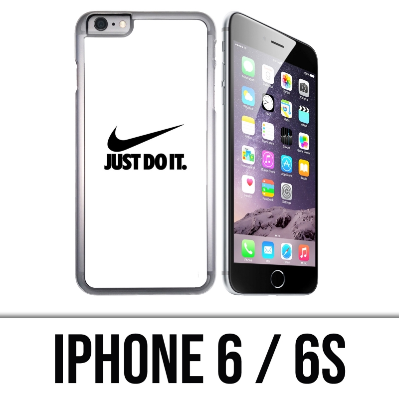 welzijn Gezichtsvermogen Observatorium Case for iPhone 6 and iPhone 6S - Nike Just Do It White