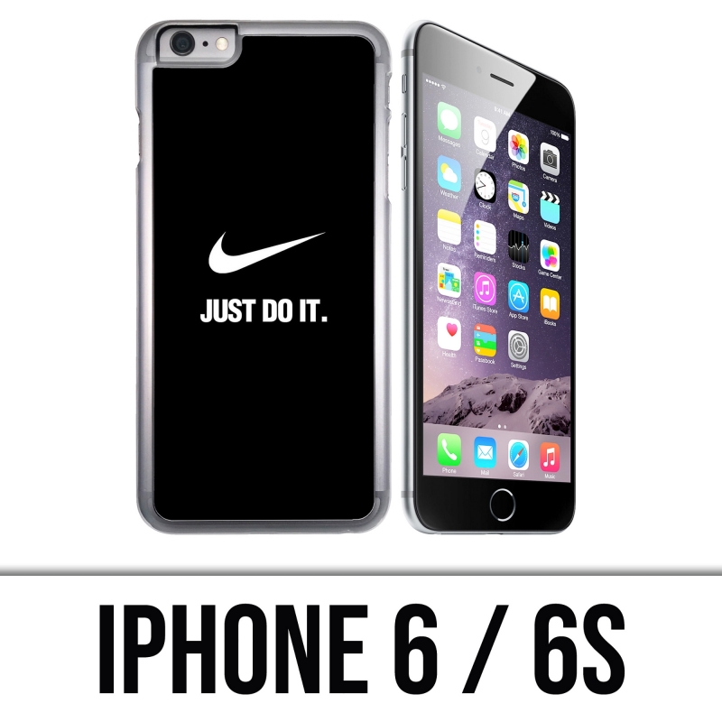 kromme tarief Tegenover IPhone 6 and iPhone 6S Case - Nike Just Do It Black