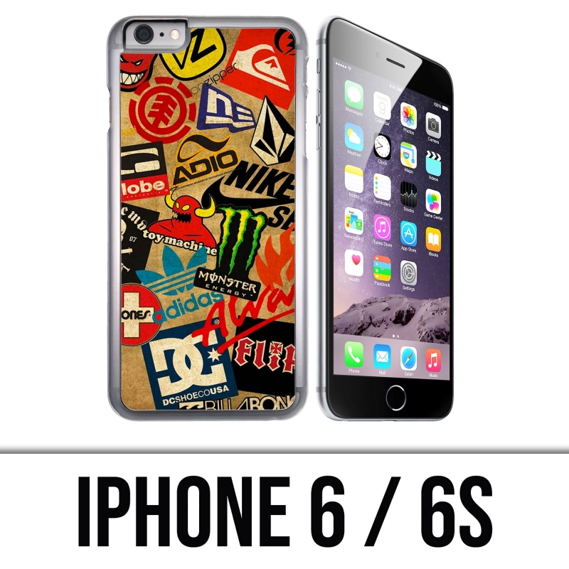 Custodia per iPhone 6 e 6S - Vintage Skate Logo