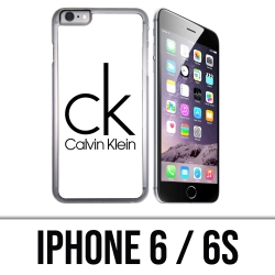 Coque iPhone 6 et 6S - Calvin Klein Logo Blanc