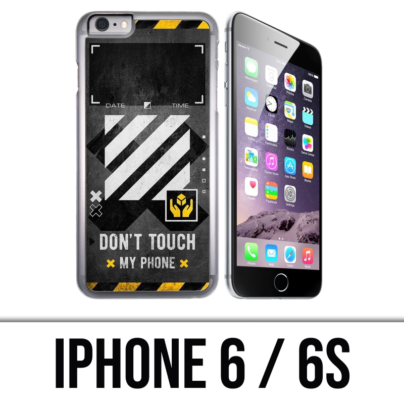 Custodia per iPhone 6 e 6S - bianco sporco con telefono touch incluso