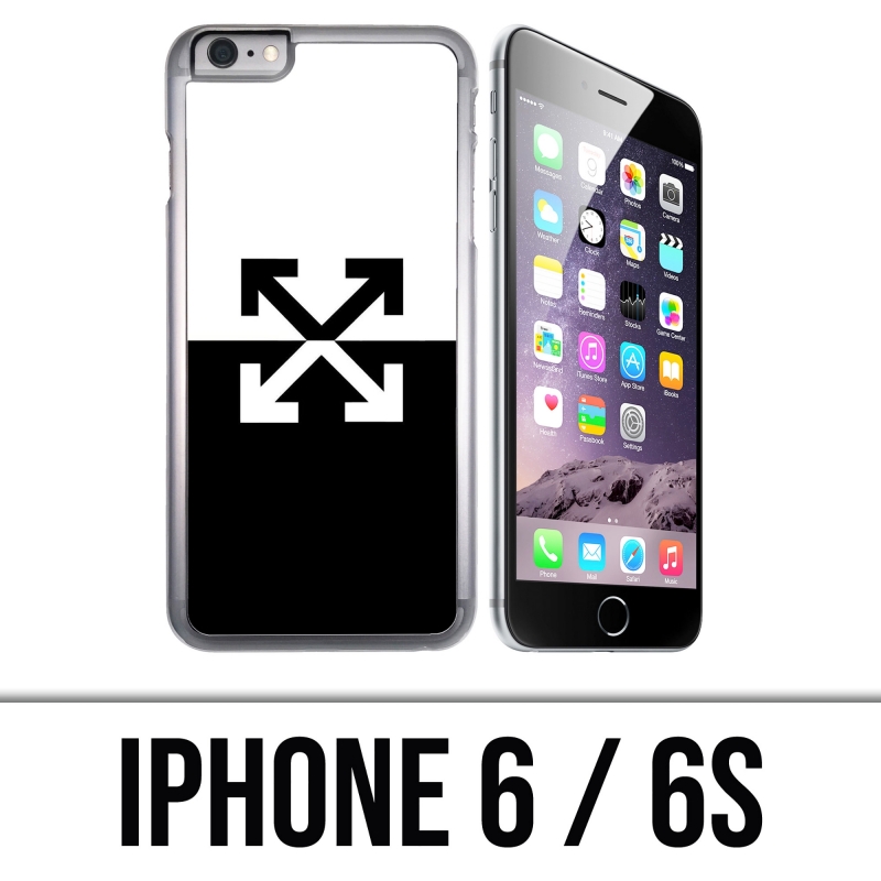 Custodia per iPhone 6 e 6S - Logo bianco sporco