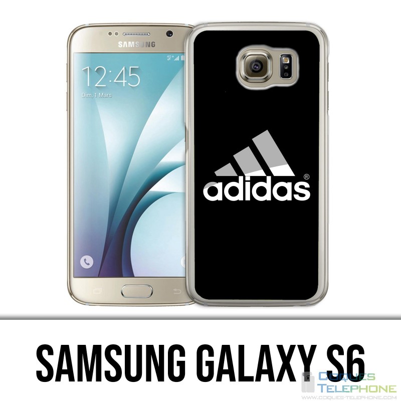 Custodia Samsung Galaxy S6 - Logo Adidas nero