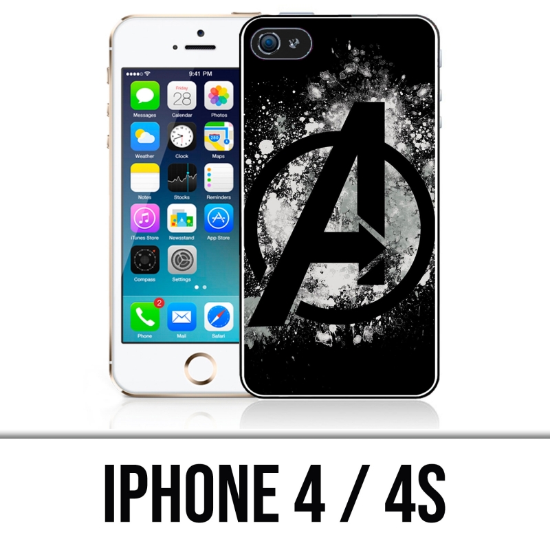 Cover per iPhone 4 e 4S - Avengers Logo Splash