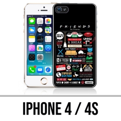 Cover iPhone 4 e 4S - Logo Friends