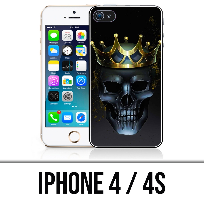 IPhone 4 und 4S Case - Totenkopfkönig