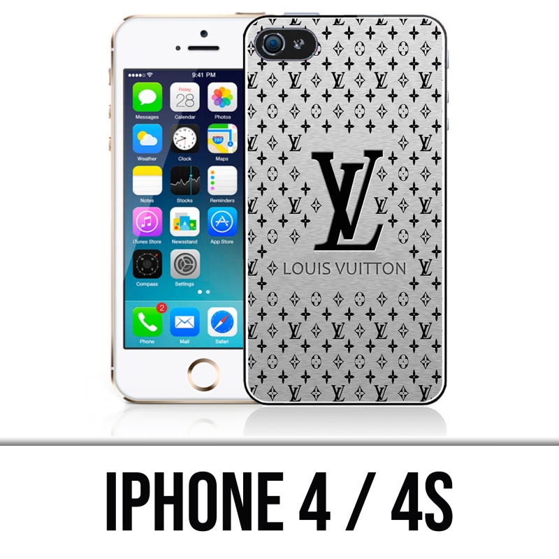 Svane plade Rejse Case for iPhone 4 and iPhone 4S - LV Metal