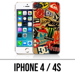 Custodia per iPhone 4 e 4S - Logo Skate vintage