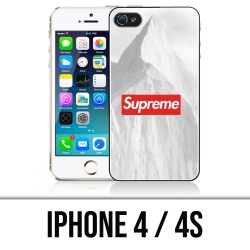 Cover iPhone 4 e 4S - Supreme Montagne Blanche