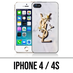 IPhone 4 und 4S Case - YSL Yves Saint Laurent Marbre Fleurs