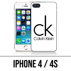 Custodia per iPhone 4 e 4S - Logo Calvin Klein bianco