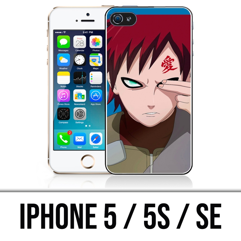 Carcasa para iPhone 5, 5S y SE - Gaara Naruto