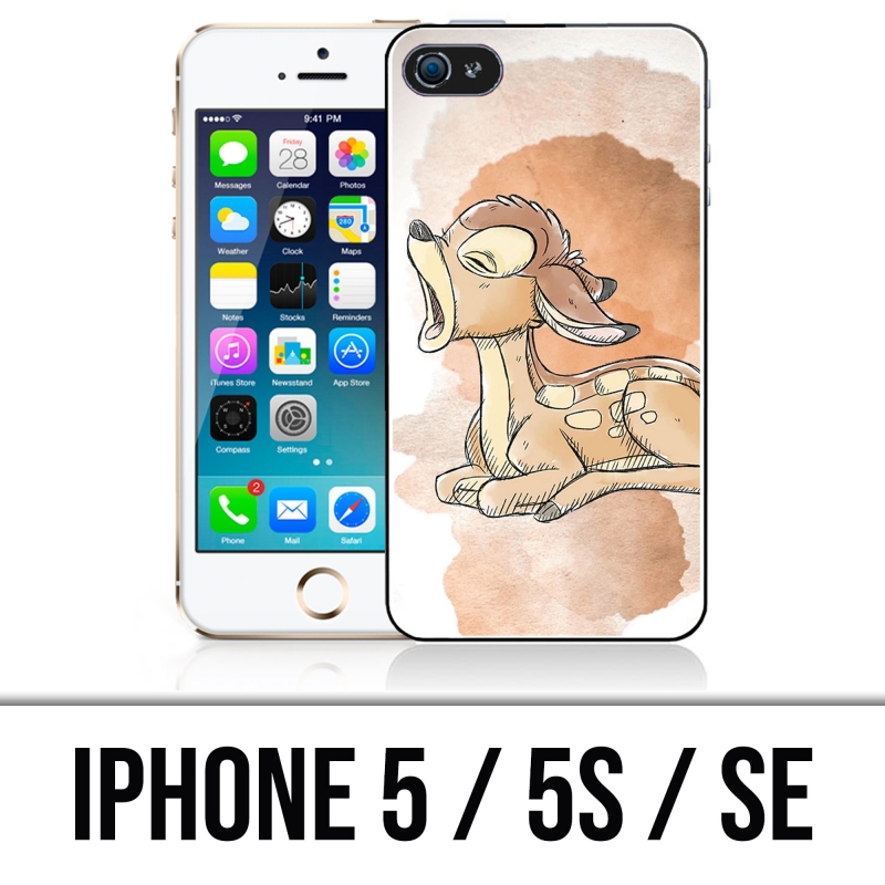 Carcasa para iPhone 5, 5S y SE - Disney Bambi Pastel