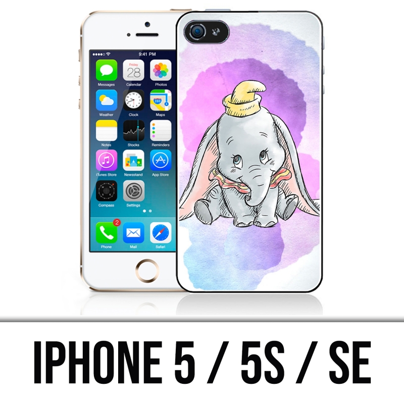 Carcasa para iPhone 5, 5S y SE - Disney Dumbo Pastel