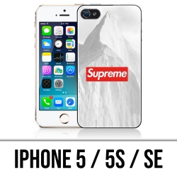 Cover iPhone 5, 5S e SE - Supreme Montagne Blanche