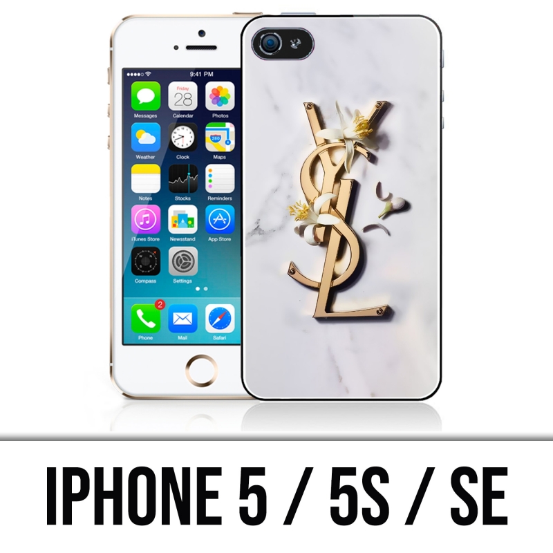 IPhone 5, 5S und SE Case - YSL Yves Saint Laurent Marbre Fleurs