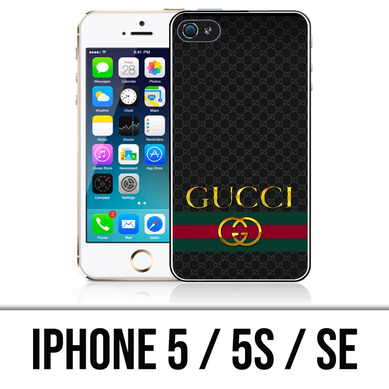 Coque iPhone 5, 5S et SE - Gucci Gold