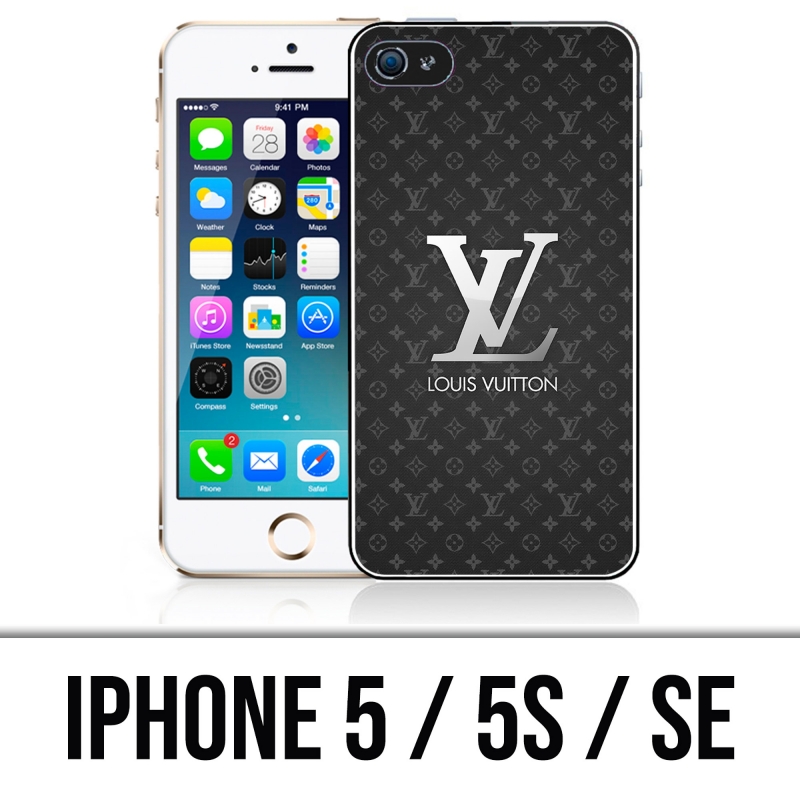 Kreta Bering strædet Pub Case for iPhone 5, 5S and SE - Louis Vuitton Black