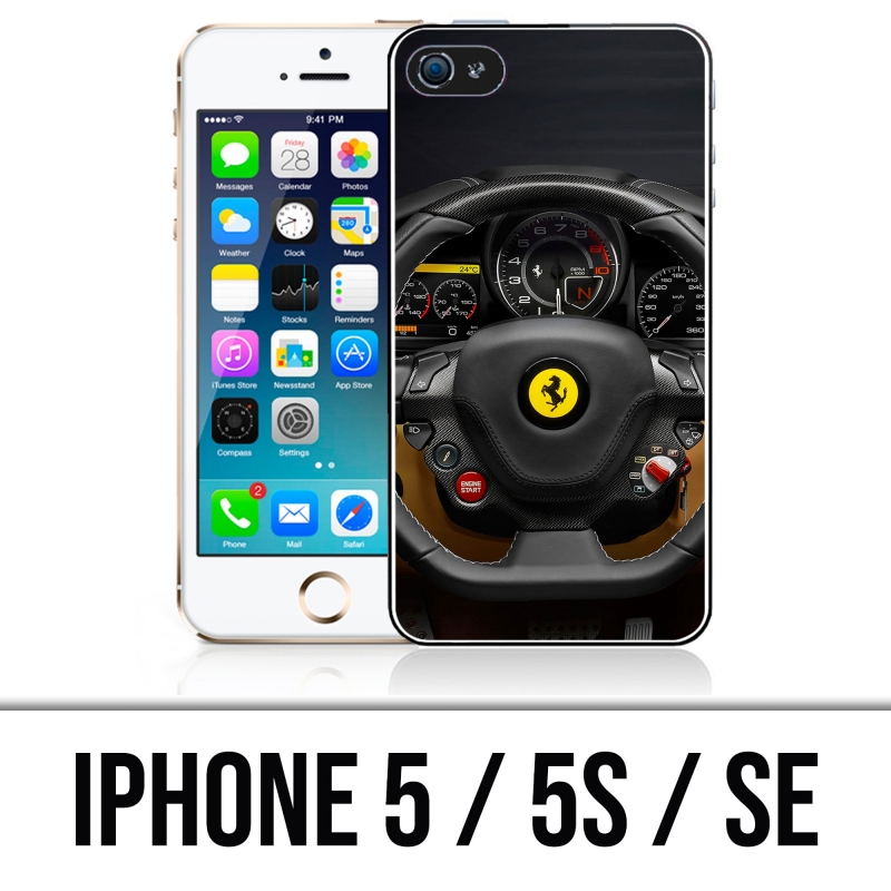 Carcasa para iPhone 5, 5S y SE - volante Ferrari