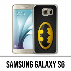 Carcasa Samsung Galaxy S6 - Batman Logo Classic Amarillo Negro