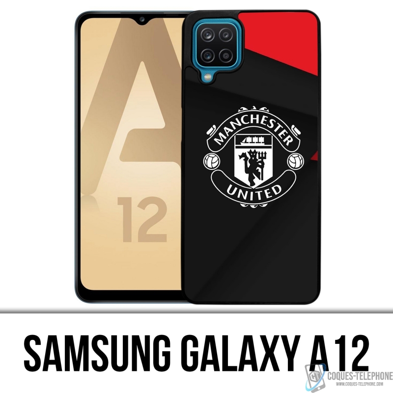 Funda Samsung Galaxy A12 - Logotipo moderno del Manchester United