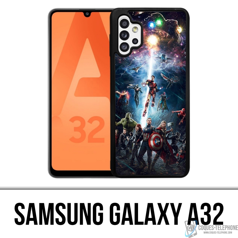 Funda Samsung Galaxy A32 - Vengadores Vs Thanos