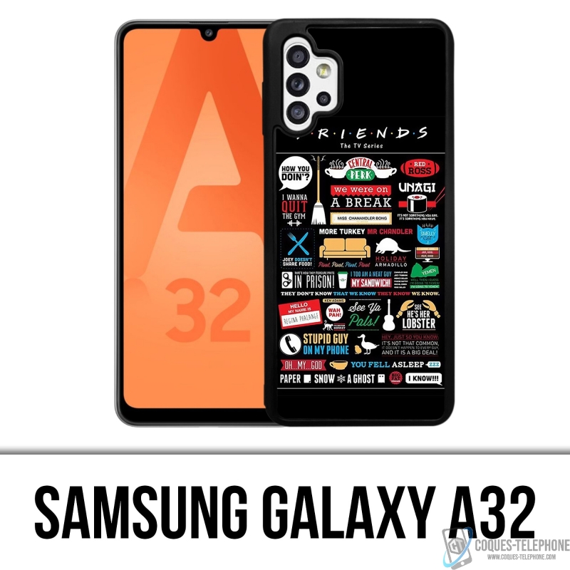 Samsung Galaxy A32 Case - Freunde Logo