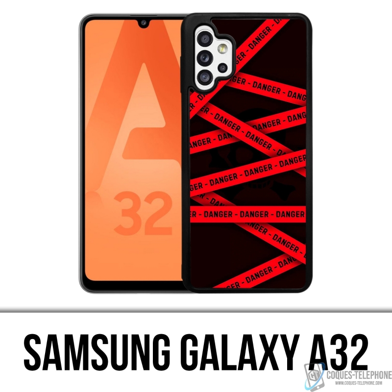 Custodia Samsung Galaxy A32 - Avviso di pericolo