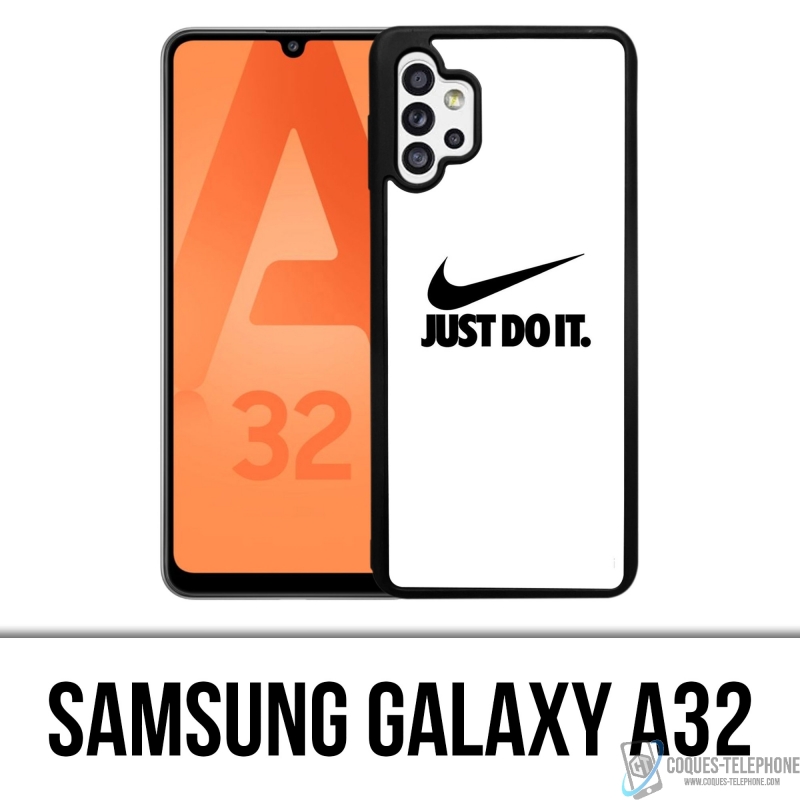 Samsung Galaxy A32 Case - Nike Just Do It Weiß