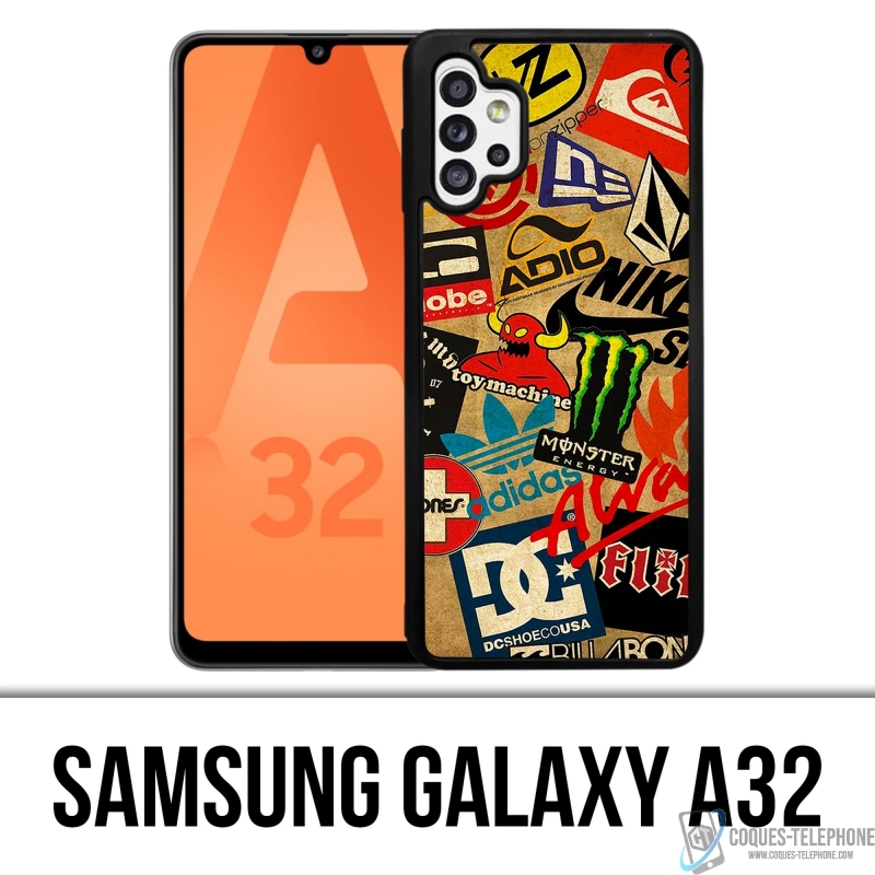 Funda Samsung Galaxy A32 - Logo Vintage Skate