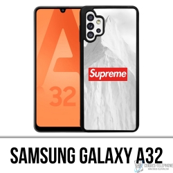 Coque Samsung Galaxy A32 - Supreme Montagne Blanche