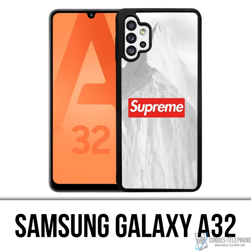 Samsung Galaxy A32 Case - Supreme White Mountain