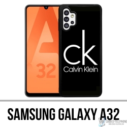 Custodia Samsung Galaxy A32 - Logo Calvin Klein Nera