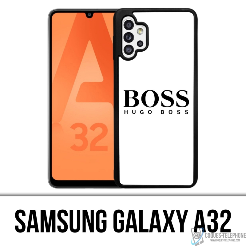 Custodia per Samsung Galaxy A32 - Hugo Boss bianca