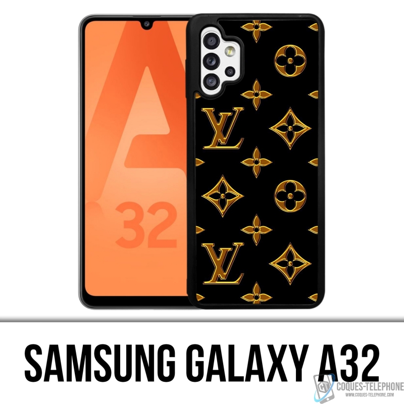 Coque Samsung Galaxy A32 - Louis Vuitton Gold