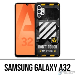 Custodia per Samsung Galaxy A32 - Bianco sporco con Touch Phone incluso