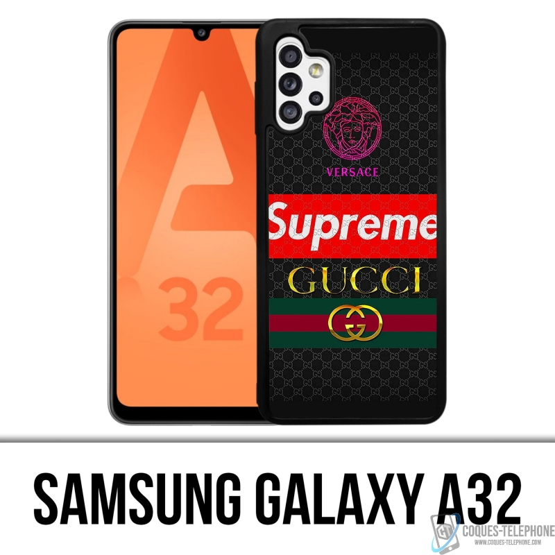 Custodia Samsung Galaxy A32 - Versace Supreme Gucci
