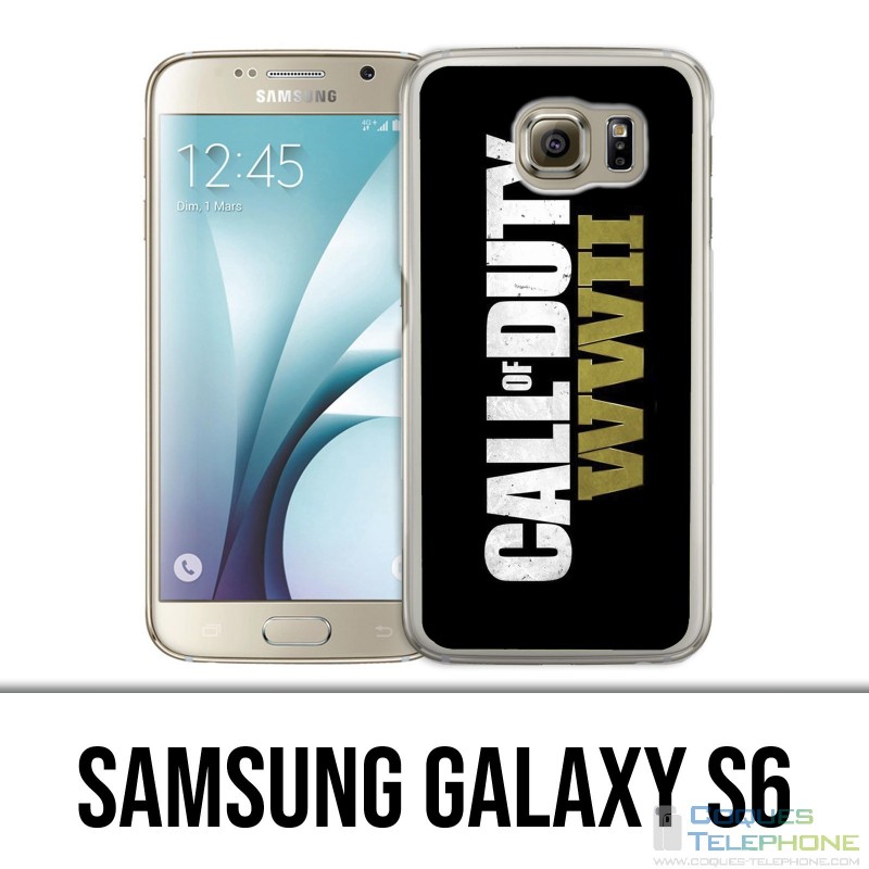 Carcasa Samsung Galaxy S6 - Logotipo de Call of Duty Ww2