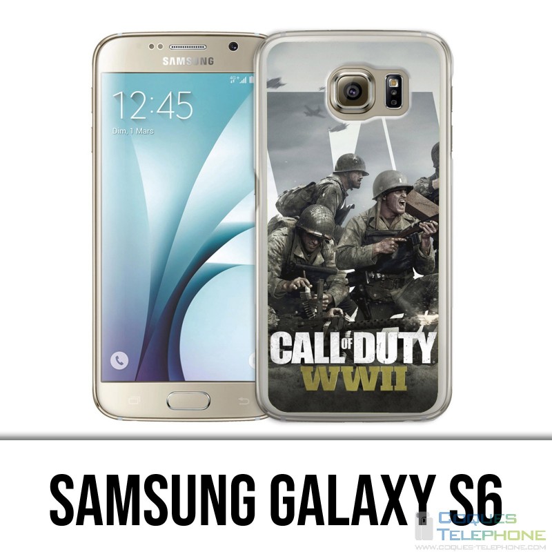 Custodia Samsung Galaxy S6 - Personaggi Call Of Duty Ww2