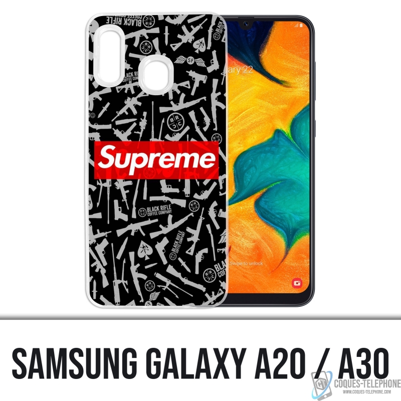 Custodia Samsung Galaxy A20 - Fucile nero supremo