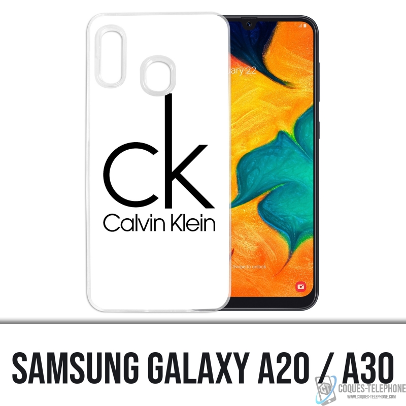 Funda Samsung Galaxy A20 - Calvin Klein Logo White