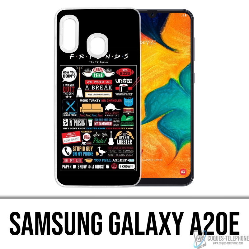Samsung Galaxy A20e Case - Freunde Logo