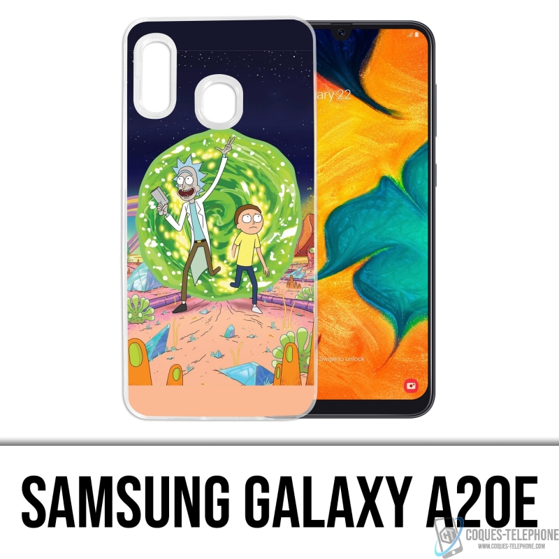 Custodia per Samsung Galaxy A20e - Rick e Morty