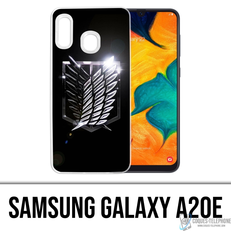 Custodia Samsung Galaxy A20e - Logo Attack On Titan