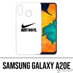 Coque Samsung Galaxy A20e - Nike Just Do It Blanc