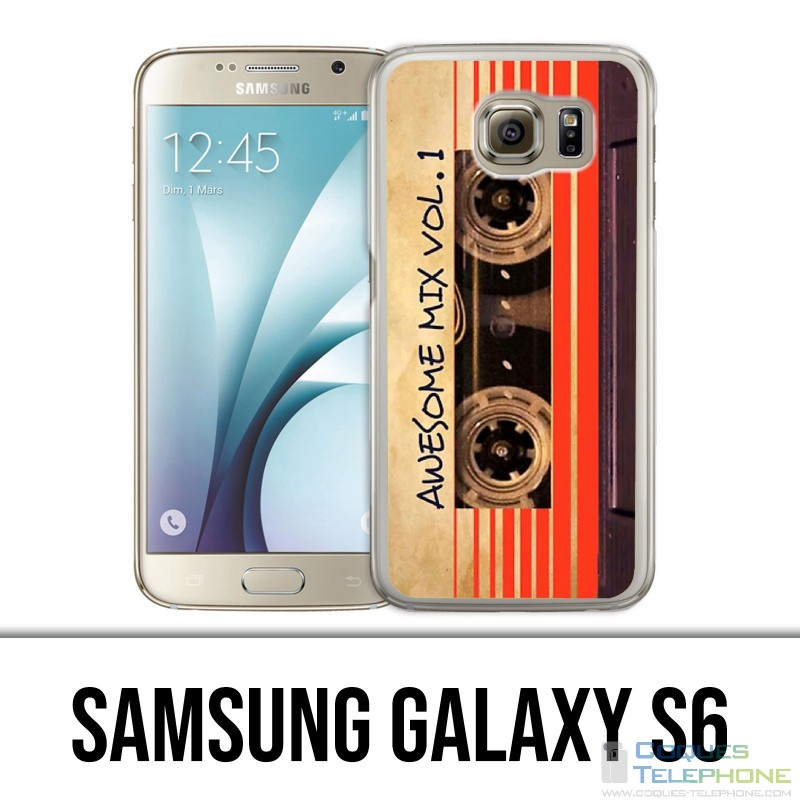 Custodia per Samsung Galaxy S6 - Cassette audio vintage Guardiani della galassia