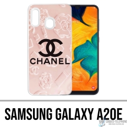 Samsung Galaxy A20e Case - Chanel Pink Background